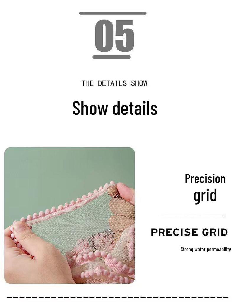 Durable Large Super Soft Bath Flower Ball - Non-Dispersing Foaming Net for Back Scrubbing