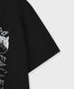 FALLETT Nero Drawing Oversized Short Sleeve T-Shirt Black