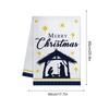 Christmas Kitchen Towels Nativity Festive Cloth Dry Hand Conveniently Towel For Home Family Festival Daily Decoration Holiday