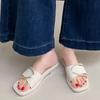 Fashion Flat Women's Slippers and Ladies Sandals On Beach Elegant Shoes Fashionable 39 Chic Shoe Offer High Quality Summer Slides Sale