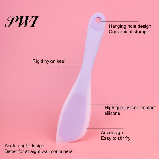 Heat-resistant Pastry Scraper Non-Slip Portable Wide Butter Spatula Application Kitchen Tool Silicone