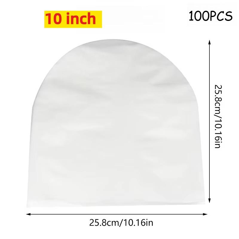 50Pcs 7/10 Inch Anti-Static Clear Vinyl Lp Record Protector Inner Sleeves Plastic Cover Bags For Music Album Storage