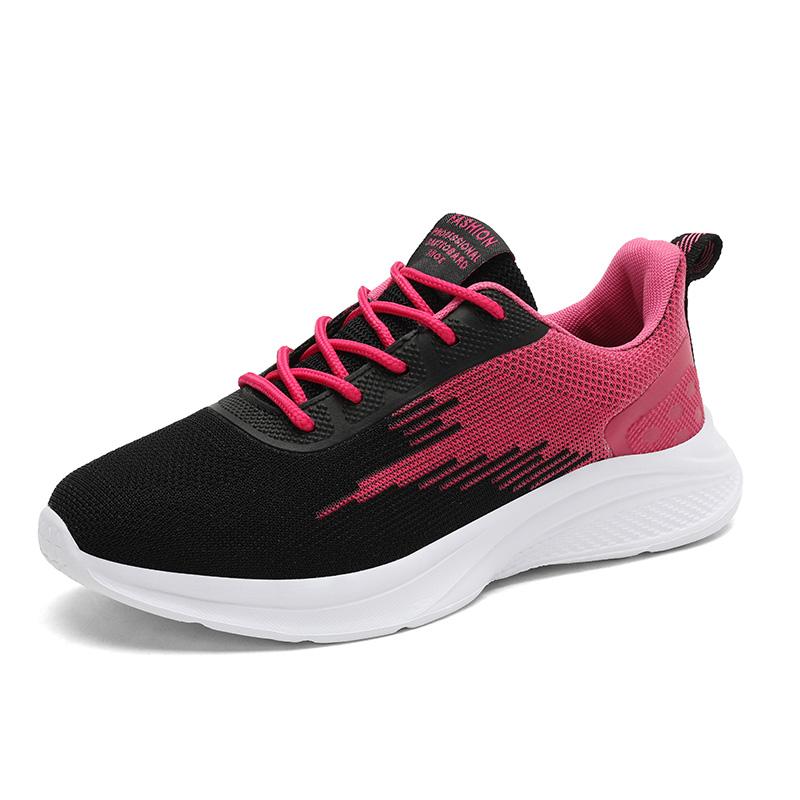 Summer Knitted Sports Shoes for Women – Lightweight Breathable Running & Outdoor Training