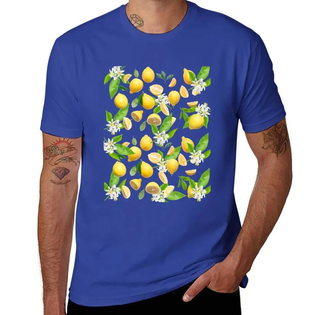 Refreshing Lemons T-Shirt Plus Sizes Customizeds Mens Vintage T Shirts