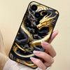 Drachenmuster TPU Handyhülle geeignet für iPhone 17 16 15 14 13 12 11 Pro/Max/Plus sturzsicher und stoßfest Rückseite