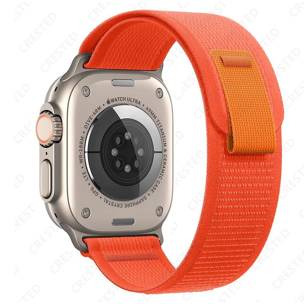 

Ремінець Trail Loop для Apple Watch Ultra 3 2 ремінець 49мм 46мм 44мм 40мм 45мм 41мм 42мм Correa Браслет iWatch Series 11 10 SE 2028 44 45 46 49 mm