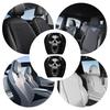 Car Headrest Protector Front Headrest Protector Decoration 2 Pieces Washable Reusable Automotive Interior Decorations For Sedan