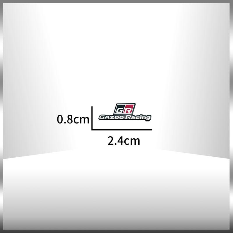 Emblemă 3D Aluminiu Styling Auto GR Sport/GR Gazoo Racing Autocolant Caroserie Portbagaj Pentru C-HR RAV4 YARiS Prius Harrier Corolla Accesoriu