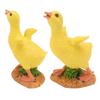 Harz Entenküken Statue Ornament Kleine Entenfigur Handwerk für Desktop Outdoor Gartendekoration