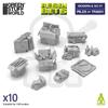 Gstu528052 3d printed modern & sci-fi piles of tra