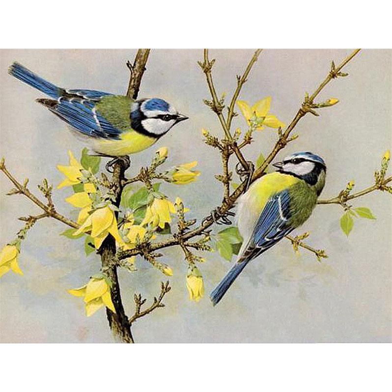 5d Алмазная Живопись Животное Птица Алмазная Вышивка Полная Выкладка Круглая Картина Стразами Украшение для Дома Round 20x30cm