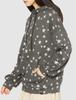 Double Standard Clothing Star Print Hoodie Beige X Charcoal Size 38 To Japanese Size 0208-250-203 Women's (Equivalent 9)