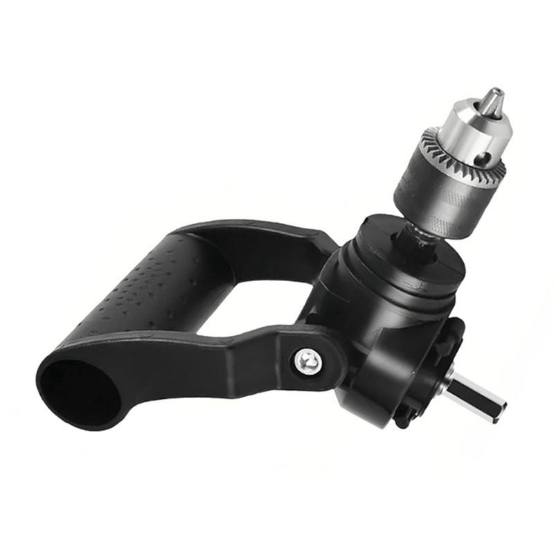 90 Degree Adapter Right Angled Drill Attachment High Hardness Wear Resistance Metal Drill Chuck