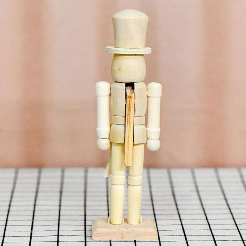Christmas Wooden Nutcrackers To Paint Yourself,Christmas Decoration Paint Your Own Soldier Art Creative Gift Toy Gift