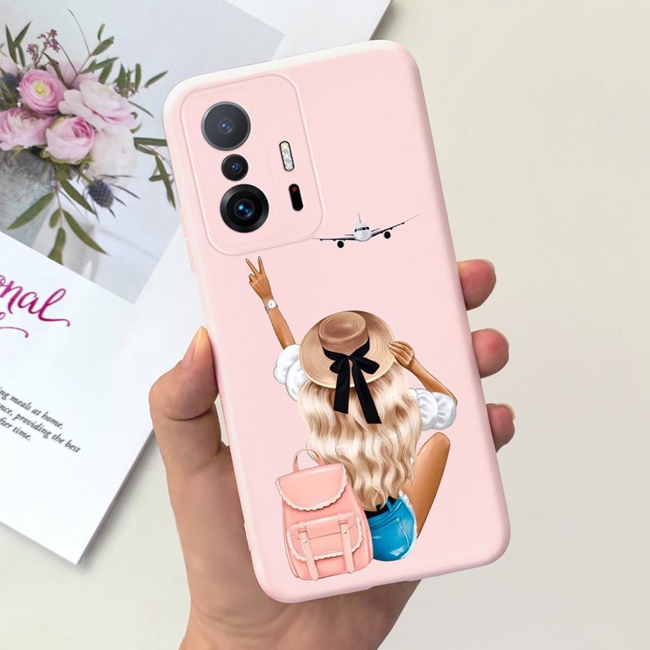 Für Xiaomi Mi 11T Pro Hülle Niedliche Astronauten Cartoon Hülle Weiche Silikon Handyhüllen Für Xiaomi 11T Mi11T Pro 11TPro Fundas Stoßfänger