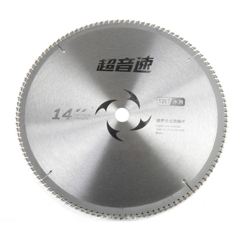 Milling Blade Solid Carbide Circular Saw Blade Milling Cutter Blade 14inch 60/80/100/120 Teeth Wood Cutting Saw Blade