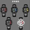 Boruse Belt Wheel Hub Locomotive Watch Men'S High-End Trend Waterproof Luminous Quartz Watch
