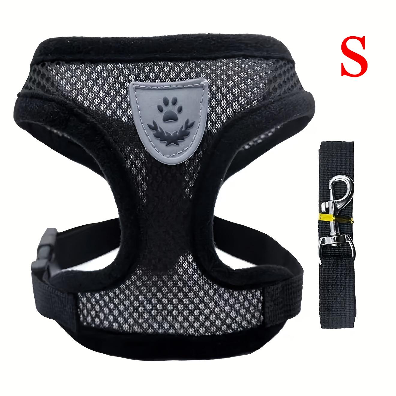 

Dog Harness and Leash Set for Walking, Escape-Proof Vest Harness with Soft Mesh, Adjustable Straps, Reflective Strips