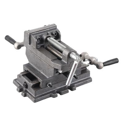 Bench Vise 3in Cross Flat Table Tool for Mechanical Maintenance Drilling Milling Machine