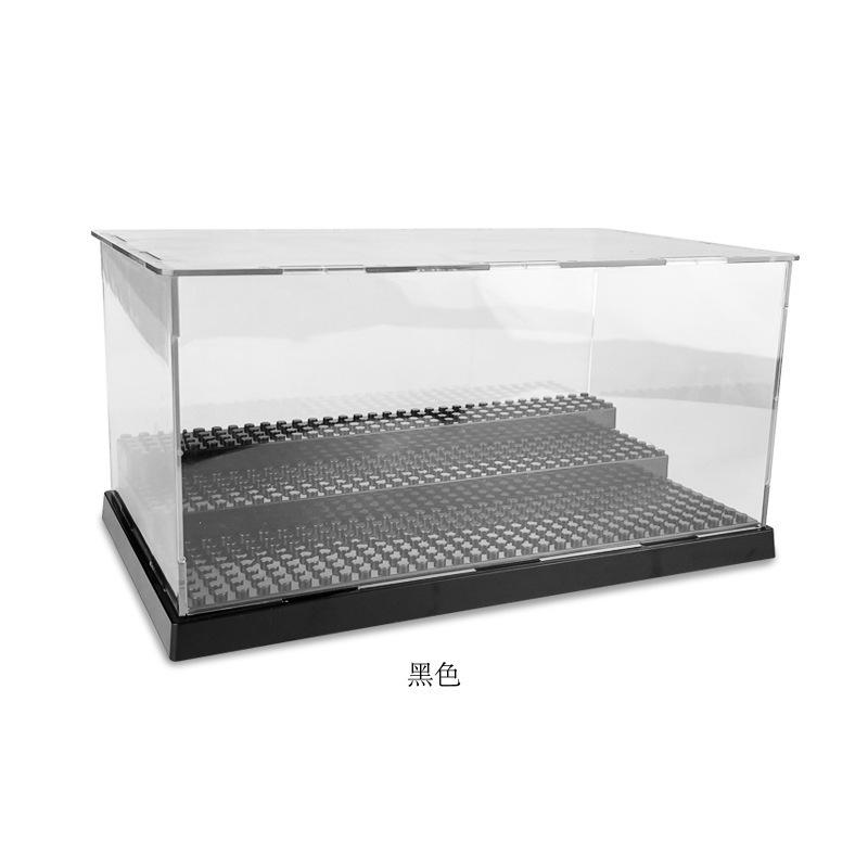 Building Block Figurine Display Box Acrylic Transparent Dustproof Small Doll Compatible Figurine Storage Box