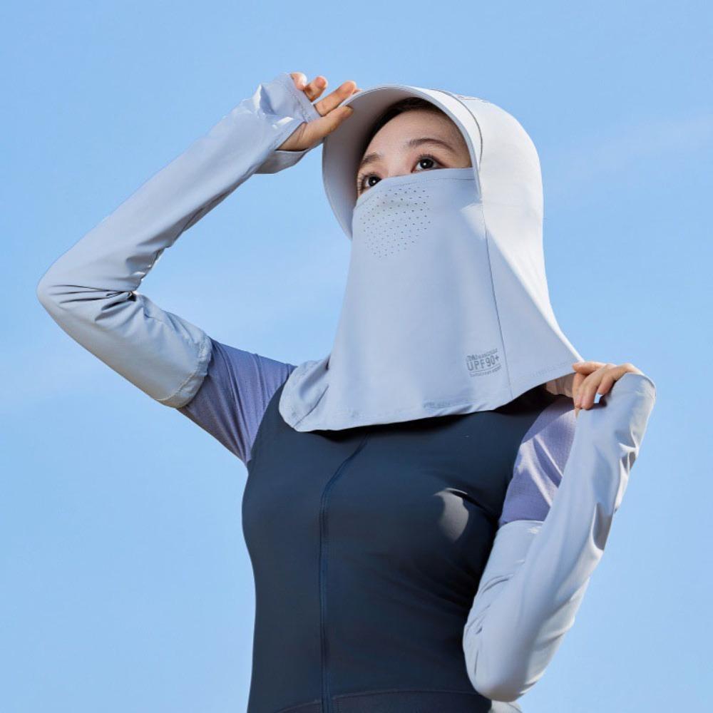 Dustproof Ice Silk Mask UV Protection UV Protection Veil Summer Sunscreen Face Cover  Fishing