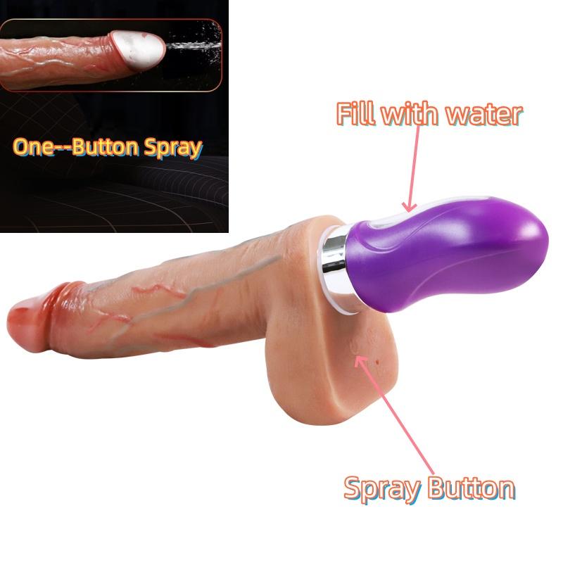 VaHppy Squirting Dildos Artificial Penis Electric Powerful Retractable Sex Toys For Girl Lesbian Female Masturbators