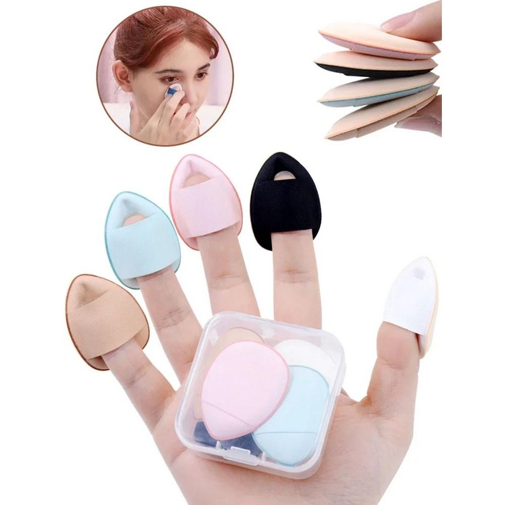Mini Kissen Mini Finger Puff Foundation Kleiner Luftkissen Puder Schwamm Gesicht 5 Stück 10, 5 Stück, 5 Stück Grün