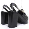 Chanel Sandals COCO Mark Matelasse With Strap Leather Sandals 24P G45567 Used