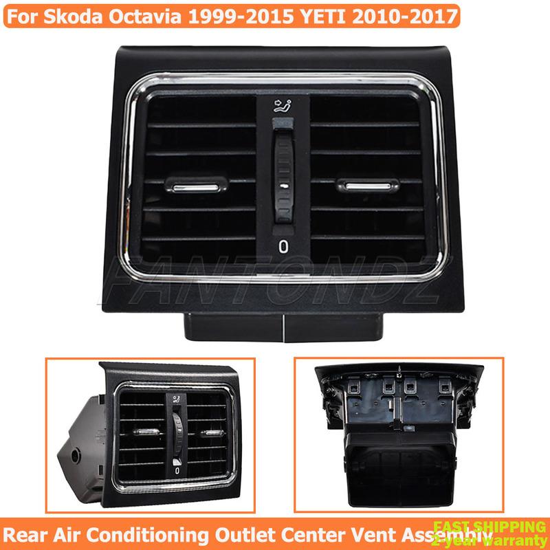 

Кондиционирование заднего центрального подлокотника для Skoda Octavia 1999-2015 YETI 2010-2017 Выход вентиляции Сборка центрального подлокотника A/C 1ZD819203