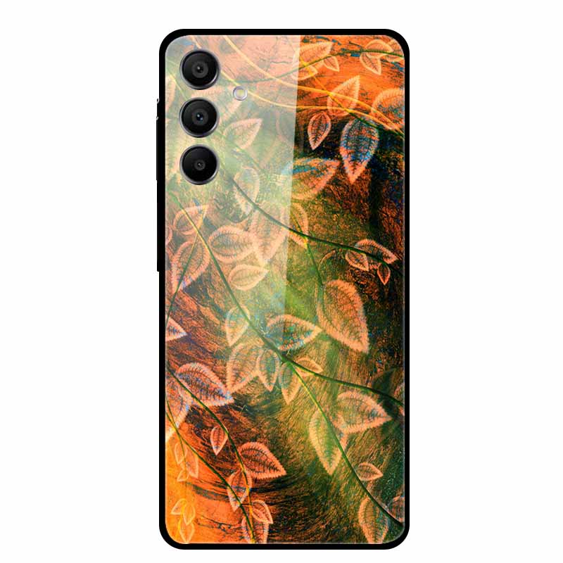 For Samsung Galaxy A16 5G Tempered Glass Case Back Cover Hard Phone Cases for SamsungA16 6.7" Fundas Fashion Protector New Coque