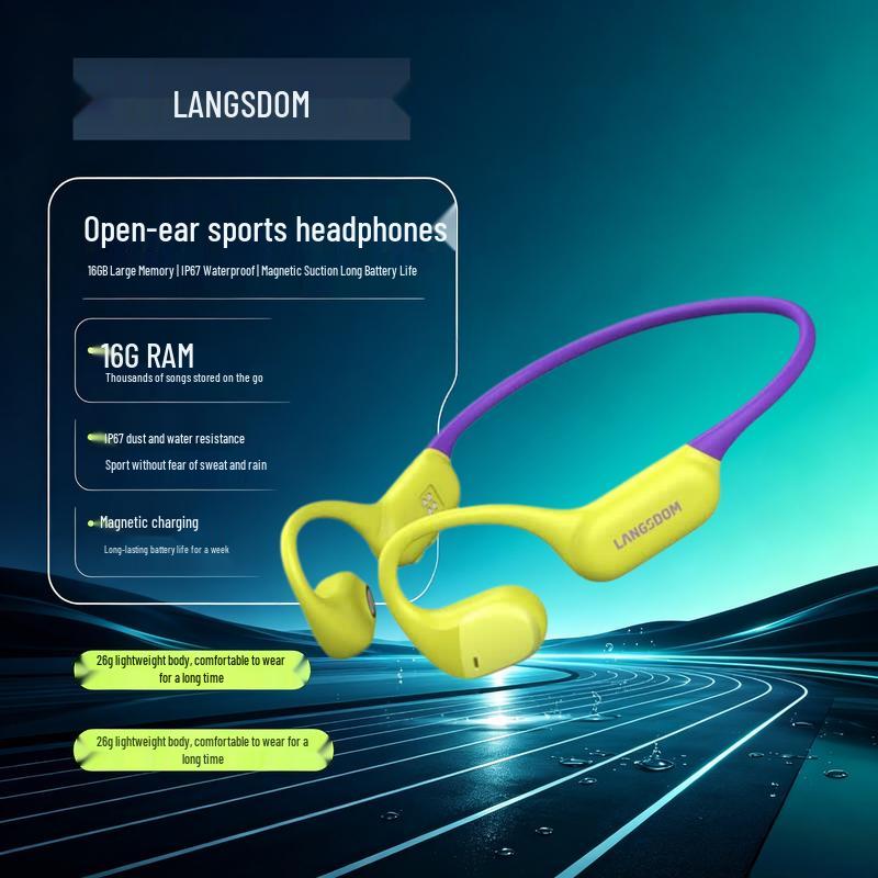 Lanston AirWave Pro Bone Conduction Sports Earphones