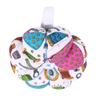 1 pcs Creative Pumpkin Fabric Sewing Needles Pin Cushion with Elastic Wrist Belt
