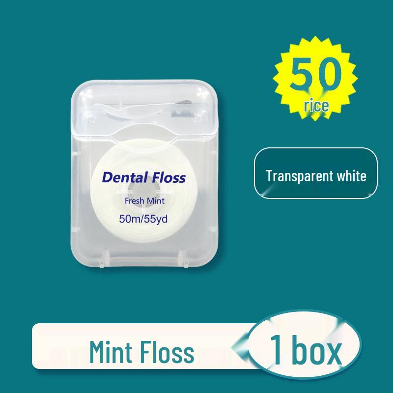 Minze gewachste ultrafeine Zahnseide 50m Box - Hochfester kieferorthopädischer Draht