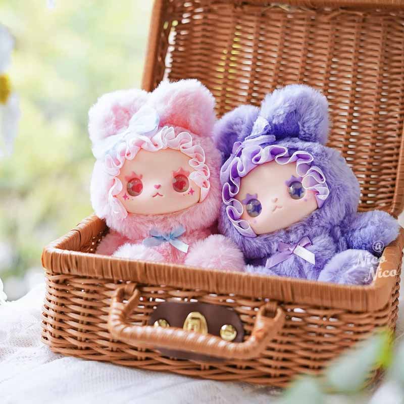 Lovely Emma Bunny Alliance Series Plush Blind Box Soft Comfortable Sleep Companion Doll Bedhead Ornament Toys Mystery Box Gifts