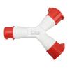 3 Way Industrial Plug Multifunctional 5 Cores 3P N E 16A IP44 Waterproof Y Type Industrial Aviation
