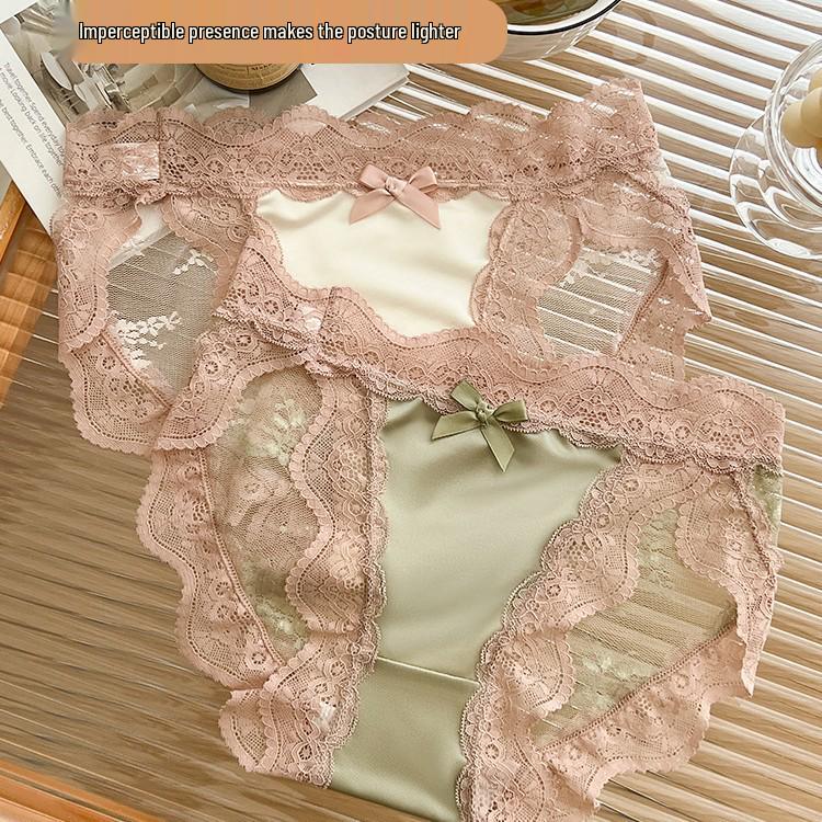 2025 Hüfttiefer French-Lace-Mesh-Slip für Damen - Sexy, Atmungsaktiv, Schritt aus reiner Baumwolle