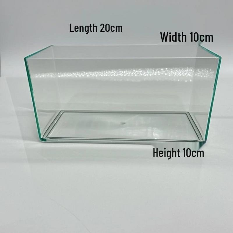 Thick Acrylic Square Vase & Fish Tank for Hydroponic Plants and Flowers