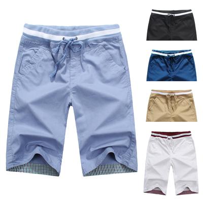 Men's New Summer Casual Baggy Shorts Fashionable Loose  Cotton Colour Shorts