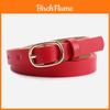 Spring Summer Womens Pu Leather Belt With Alloy Buckle For Casual And Office Wear
