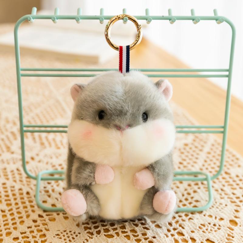 Soft and Cute Spherical Plush Pendant Panda Doll Rabbit Backpack Hanging Pink Pig Keychain Event Gift