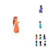 Colorful Disney Encanto Figures For Cake Toppers And Playtime 6 Piece Doll Set