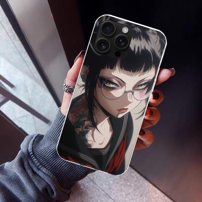 Himiko Toga My Hero Phone Case For iPhone 17 Air 11 13 Mini 14 15 Plus 16 12 Pro Max 16E SE 7 8 Pattern Soft TPU Back Cover  17