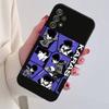 Anime B-Blue L-Lock Phone Case Black Silicone Soft For Samsung S25,S24,S21,S22,S23,S30,Ultra,S20,Plus,Fe,Lite
