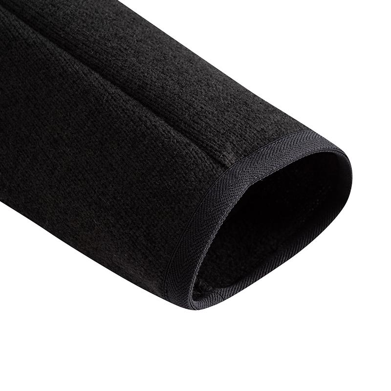 Anta Winter Polartec Fleece Knitted Cotton Jacket Unisex Jacket Basic-Black Double-Dyed-Flower-Gray 152546708-2