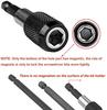 1/3pcs Magnetic Drill Bit Extension Set, Quick Release Universal Impact Driver Bit Holder, Durable Electric Tool