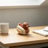 Baizihuahu 3D Printed Hot Dog Duck Figurine, Cute Food Animal Sculpture with Matte Finish, Funny Mini Desk Toy Office Home Decor