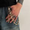 Elegant Crossed Pendant Waist Chain Imitation Pearls Pants Chain Accessory Jewelry For Stylish Outfit Enhancement