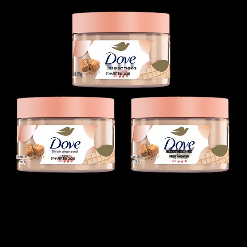 Dove Brown Sugar Coconut Body Scrub 3-Pack
