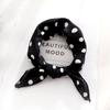 New Fashion Dots Silk Square Scarf Women 50cm Neck Head Scarfs Office Lady Hair Kerchief Shawl Head Tie Handkerchief