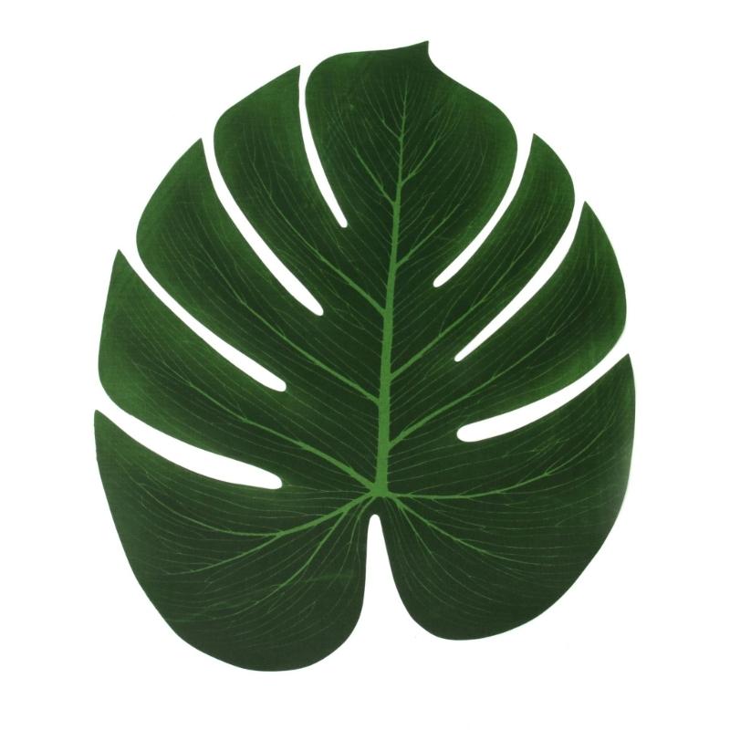 10Pcs Artificial Monstera Leaf 30x20Cm Large Artificial Foliages For Wedding Decoration Plant Arrangement
